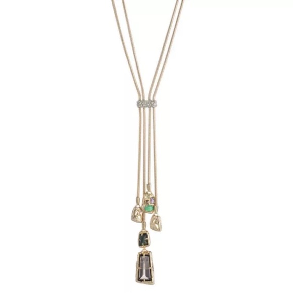 Alexis Bittar Inlaid with colorful zircon irregular Necklace - Picture 8 of 8